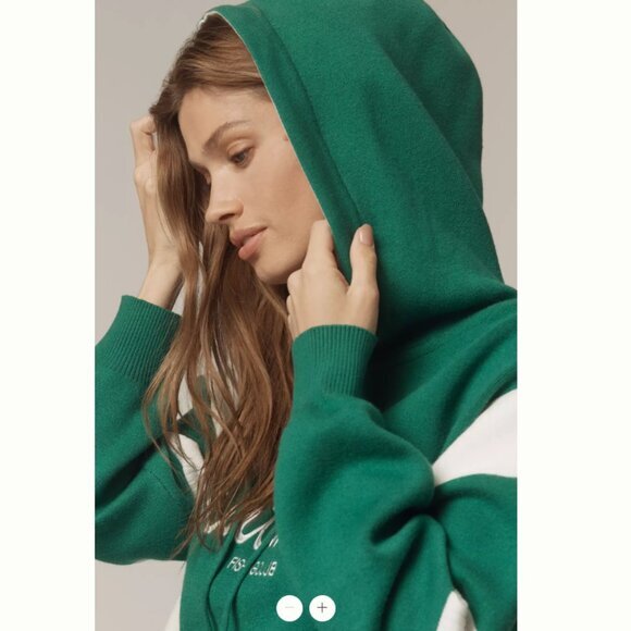 Anthropologie Daily Practice Knit Hooded Sweatshirt | NWT | S - Picture 2 of 7